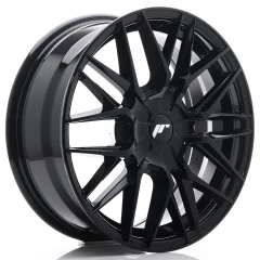 JR Wheels JR28 17x7 ET35-45 BLANK Glossy Black