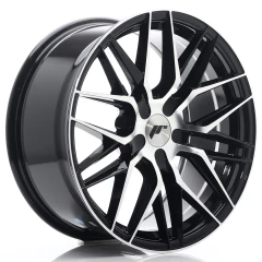 JR Wheels JR28 18x8,5 ET20-40 5H BLANK Gloss Black Machined Face