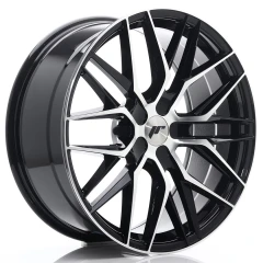 JR Wheels JR28 20x8,5 ET40 5H BLANK Gloss Black Machined Face