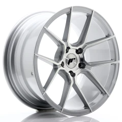 JR Wheels JR30 18x9,5 ET35 5x120 Silver Machined Face