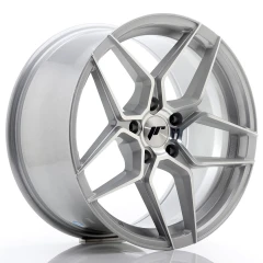 JR Wheels JR34 18x9 ET35 5x120 Silver Machined Face