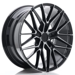 JR Wheels JR38 19x8,5 ET20-45 5H BLANK Black Brushed w/Tinted Face