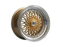 Forzza Malm 7x15 4x100/108 ET25 74,1 Gold / Lip Machined największy sklep tuningowy w Polsce!