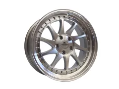 Forzza Space 9,5x18 5x120 ET35 72,56 Silver Face Machined największy sklep tuningowy w Polsce!