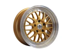 Forzza Spot 7,5x17 5x120 ET42 72,6 Gold Lip Machined największy sklep tuningowy w Polsce!