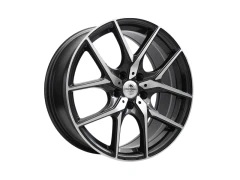 Forzza Vision 7,5x17 5x100 ET40 73,1 Grey Face Machined