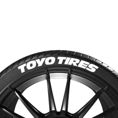 Napisy Toyo Tires Białe