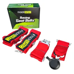 Pasy sportowe FigerSPEC Drift 3" 4P Quick Czerwone największy sklep tuningowy w Polsce!