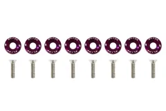 Śrubki ozdobne M6x1.0 15mm SLIDE Purple największy sklep tuningowy w Polsce!