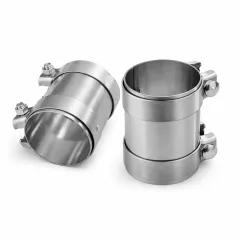 Nierdzewne złącze rury wydechowej 2" 51mm + obejmy największy sklep tuningowy w Polsce!