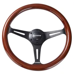 Kierownica sportowa Kyostar Wooden Black (drewniana) największy sklep tuningowy w Polsce!