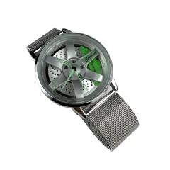 Zegarek 40mm Felga Rays JDM 3D Stal nierdzewna Prezent Zielony