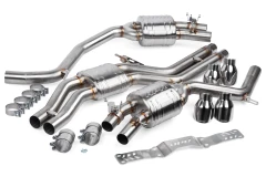 APR CATBACK EXHAUST SYSTEM WITH CENTER MUFFLER - 4.0 TFSI - C7 S6 AND S7
