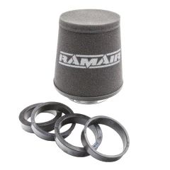 Piankowy filtr stożkowy Ramair 159mm + redukcje 70-90mm CC-501-UNI