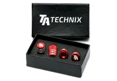 Zestaw zakrętek wentyli TA Technix Czerwone Wentyle największy sklep tuningowy w Polsce!