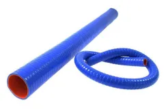 Łącznik silikonowy 100cm FLEX 20mm wzmacniany TurboWorks Pro Niebieski największy sklep tuningowy w Polsce!