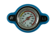 Korek wlewu chłodnicy z termometrem D1Spec 28mm 1.1Bar Blue