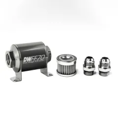 Filtr paliwa DeatschWerks 5 mikronów AN10 70mm największy sklep tuningowy w Polsce!