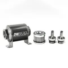 Filtr paliwa DeatschWerks 5 mikronów 3/8" 70mm największy sklep tuningowy w Polsce!