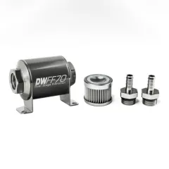 Filtr paliwa DeatschWerks 10 mikronów 3/8" 70mm największy sklep tuningowy w Polsce!
