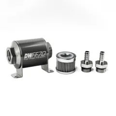 Filtr paliwa DeatschWerks 40 mikronów 3/8" 70mm największy sklep tuningowy w Polsce!