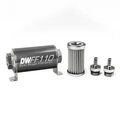 Filtr paliwa DeatschWerks 5 mikronów 5/16" 110mm największy sklep tuningowy w Polsce!