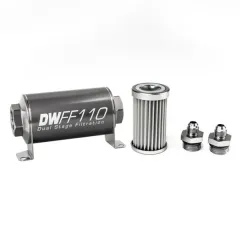 Filtr paliwa DeatschWerks 5 mikronów AN6 110mm największy sklep tuningowy w Polsce!