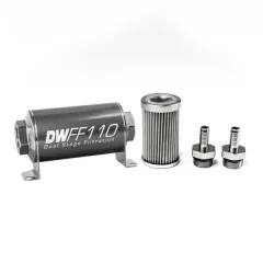 Filtr paliwa DeatschWerks 10 mikronów 3/8" 110mm największy sklep tuningowy w Polsce!