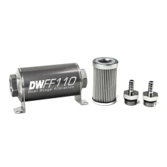 Filtr paliwa DeatschWerks 10 mikronów 5/16" 110mm