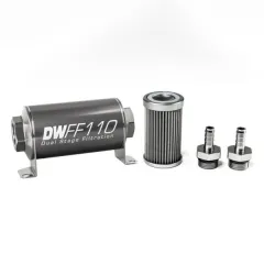 Filtr paliwa DeatschWerks 40 mikronów 3/8" 110mm największy sklep tuningowy w Polsce!
