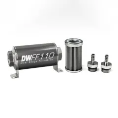 Filtr paliwa DeatschWerks 40 mikronów 5/16" 110mm największy sklep tuningowy w Polsce!
