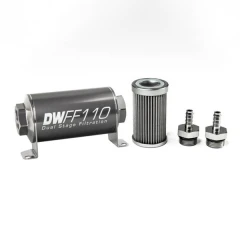 Filtr paliwa DeatschWerks 40 mikronów 5/16" 110mm