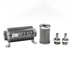Filtr paliwa DeatschWerks 100 mikronów 3/8" 110mm największy sklep tuningowy w Polsce!