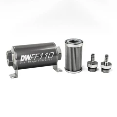 Filtr paliwa DeatschWerks 100 mikronów 5/16" 110mm