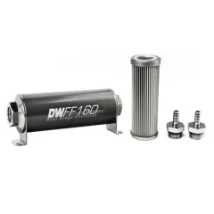 Filtr paliwa DeatschWerks 10 mikronów 5/16" 160mm największy sklep tuningowy w Polsce!