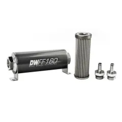 Filtr paliwa DeatschWerks 40 mikronów 3/8" 160mm największy sklep tuningowy w Polsce!