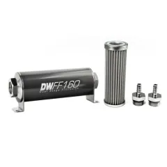 Filtr paliwa DeatschWerks 100 mikronów 5/16" 160mm największy sklep tuningowy w Polsce!