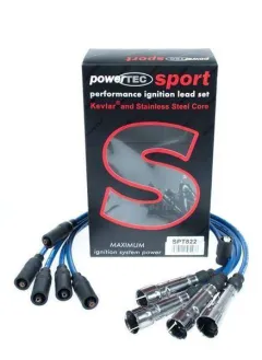 Przewody zapłonowe PowerTEC AUDI A6 COUPE CABRIOLET 1.8-2.8L 89-00 Niebieskie największy sklep tuningowy w Polsce!