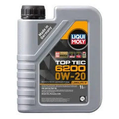 Olej LIQUI MOLY TopTec 6200 0W20 4L największy sklep tuningowy w Polsce!