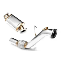 Downpipe BMW E60 E61 525d 530d M57N 63,5 mm z tłumikiem największy sklep tuningowy w Polsce!