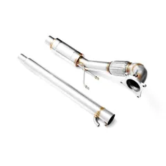 Downpipe Audi A3 8P 1.8/2.0 TFSI Quattro z tłumikiem 76 mm największy sklep tuningowy w Polsce!