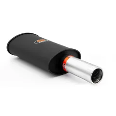 Tłumik sportowy 50mm z końcówką satynową 76mm RM-Motors największy sklep tuningowy w Polsce!