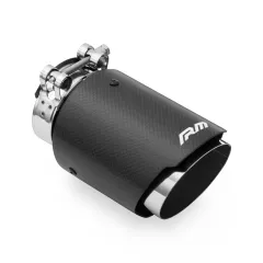 Końcówka wydechu carbon 101 mm montaż 76 mm (3 cala) matowa RM Motors największy sklep tuningowy w Polsce!