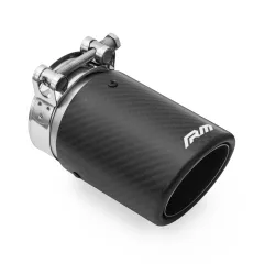 Końcówka wydechu carbon 101 mm montaż 63,5 mm (2,5 cala) matowa RM Motors największy sklep tuningowy w Polsce!