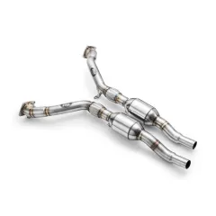 Downpipe Audi S4/RS4 B5 2.7T automat flansza 8D0253115F + katalizator E3 100 cpsi największy sklep tuningowy w Polsce!