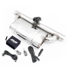 Aktywny tłumik z przepustnicą EMVP01 dł. 350 mm wejście 63,5 mm / 2,5 cala elektryczny RM Motors największy sklep tuningowy w Polsce!