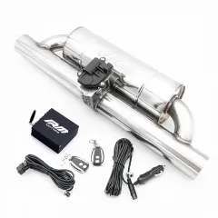 Aktywny tłumik z przepustnicą OVP01 dł. 350 mm wejście 76 mm / 3 cale elektryczny RM Motors największy sklep tuningowy w Polsce!