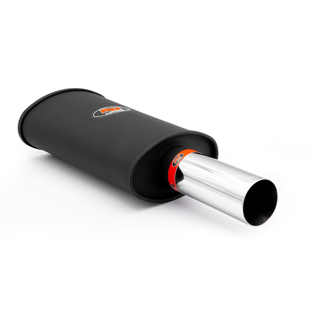 Tłumik końcowy RM118 dł. 330 mm wejście 2x50 mm / 2 cale RM Motors największy sklep tuningowy w Polsce!