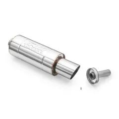 Tłumik końcowy TOK1 dł. 300 mm wejście 63,5 mm / 2,5 cala RM Motors największy sklep tuningowy w Polsce!