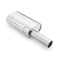 Tłumik końcowy E203H dł. 400 mm wejście 50 mm / 2 cale (+ przetłoczenie) RM Motors największy sklep tuningowy w Polsce!